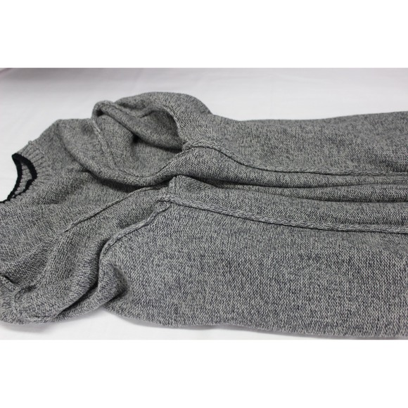 Eddie Bauer Crew Neck Sweater Men's XL Heather Gray Tight Knit Casual - Picture 7 of 11